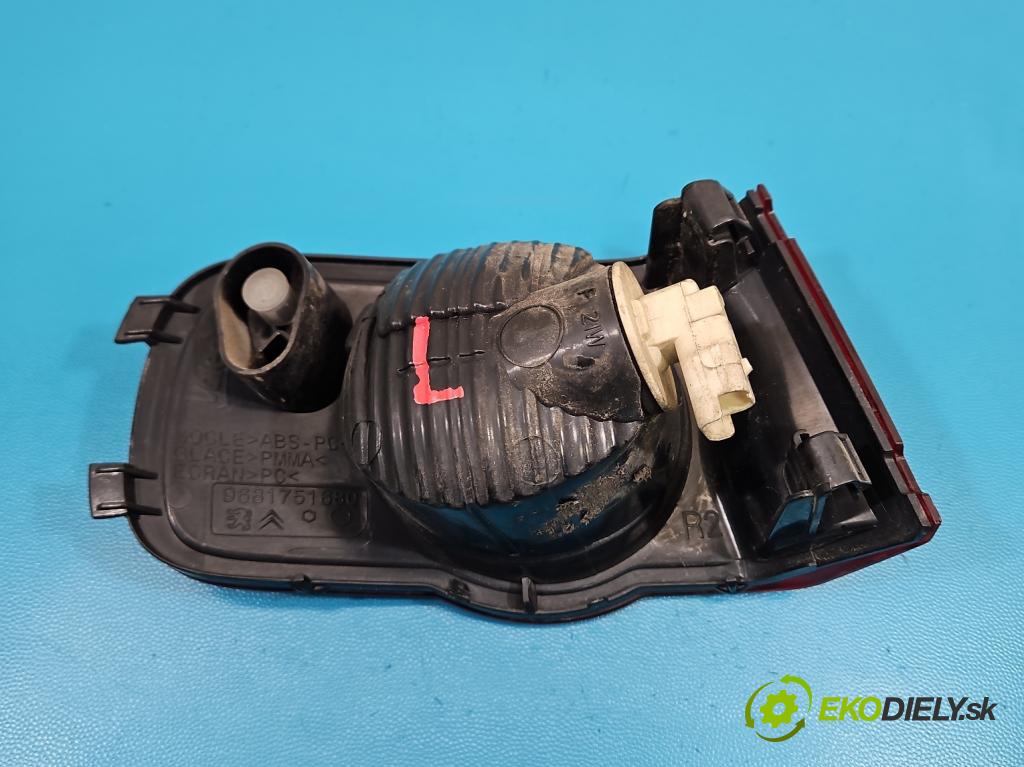 Citroen C3 Picasso 2008-2017 1.6 hdi 109 HP manual 80 kW 1560 cm3 5- svetlo / reflektor zadné ľavé nárazník 9681751680
