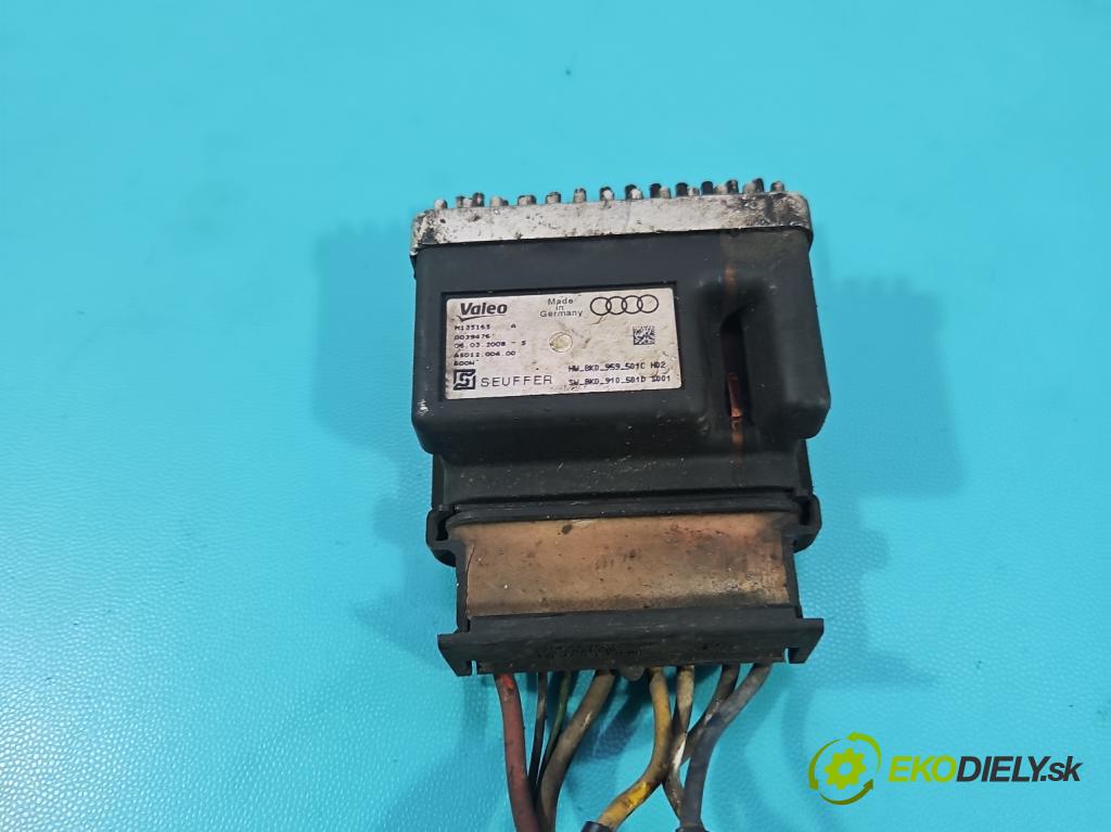 Audi A4 B8 2007-2015 1.8 TFSI 160 HP manual 118 kW 1798 cm3 5- Relé: ventilátoru 8K0959501C