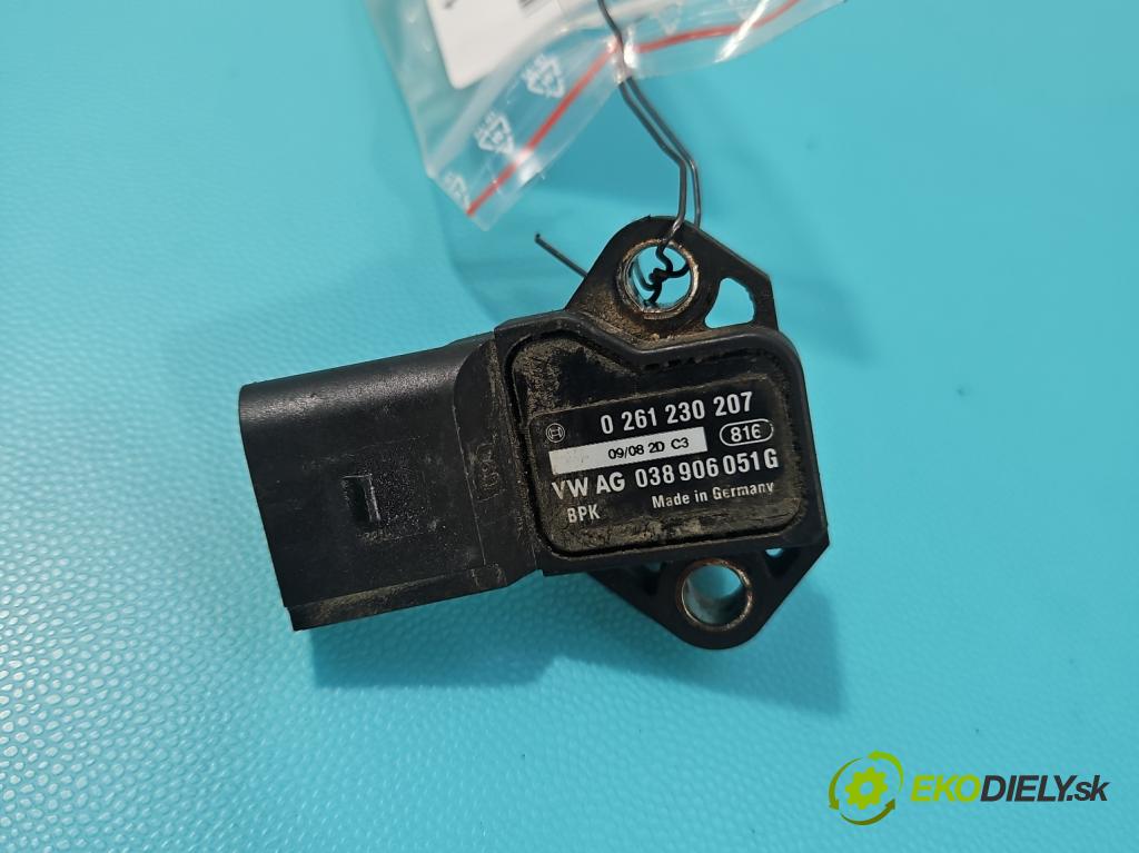 Audi A4 B8 2007-2015 1.8 TFSI 160 HP manual 118 kW 1798 cm3 5- snímač tlak: vzduchu 0261230207