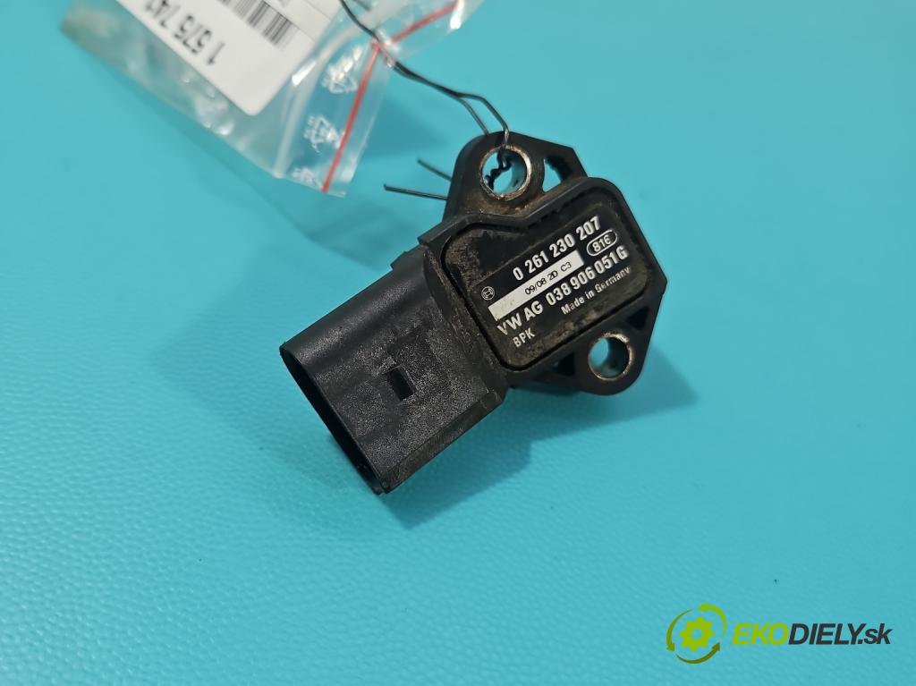 Audi A4 B8 2007-2015 1.8 TFSI 160 HP manual 118 kW 1798 cm3 5- snímač tlak: vzduchu 0261230207