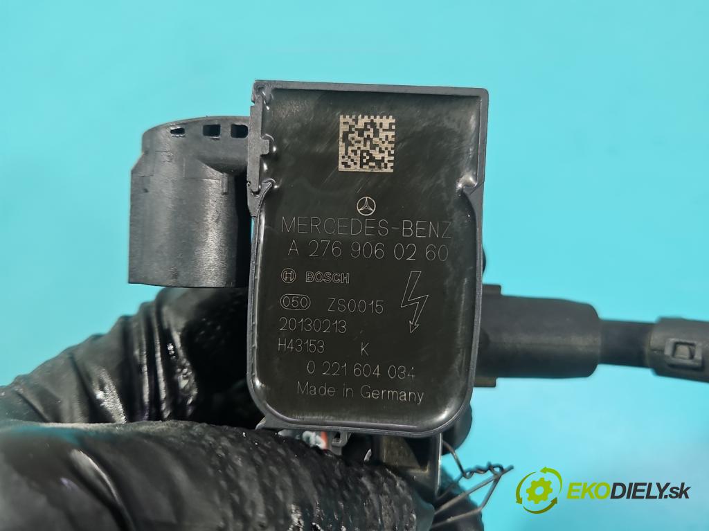 Mercedes GL II X166 2012-2015 4.7 V8 278928 340KM: automatic 250 kW 4663 cm3 5- cievka zapaľovacia A2769060260 (Zapaľovacia cievka)