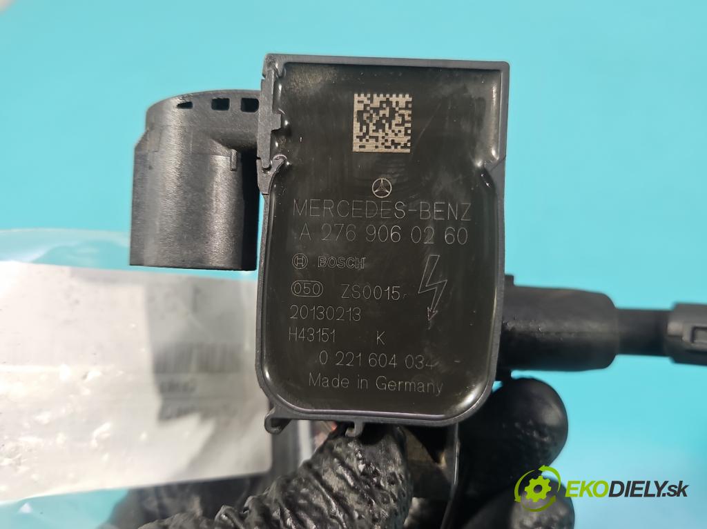 Mercedes GL II X166 2012-2015 4.7 V8 278928 340KM: automatic 250 kW 4663 cm3 5- cievka zapaľovacia A2769060260 (Zapaľovacia cievka)