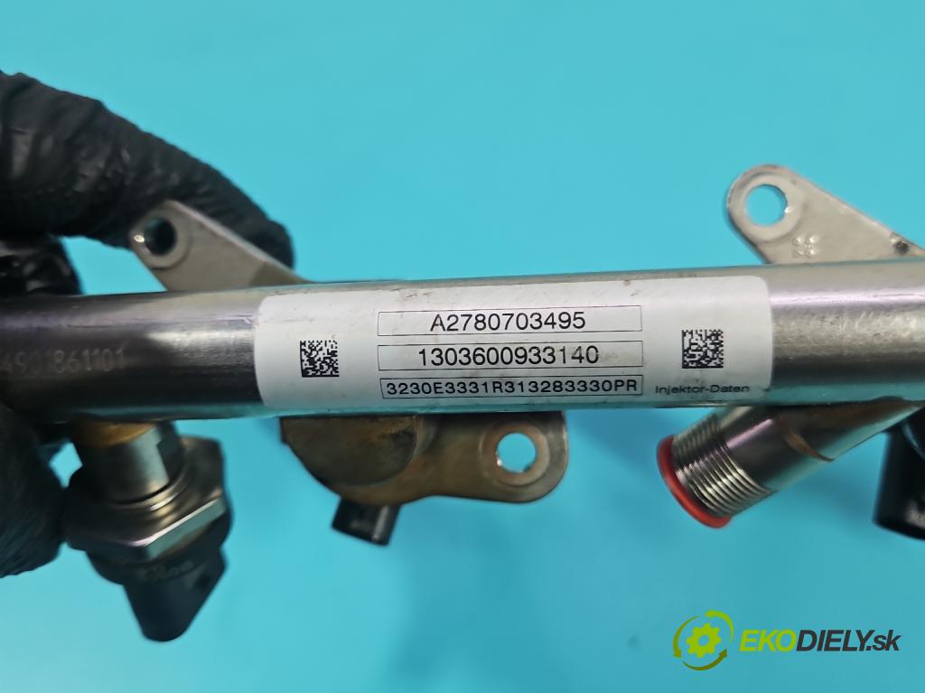 Mercedes GL II X166 2012-2015 4.7 V8 278928 340KM: automatic 250 kW 4663 cm3 5- vstrek 0261500065 (Vstrekovač paliva)