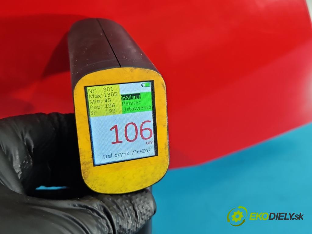 Skoda Fabia III 2014- 2021 1.0 TSI 95 HP manual 70 kW 999 cm3 5- blatník predné pravý  (Kľučka dverí ostatné)