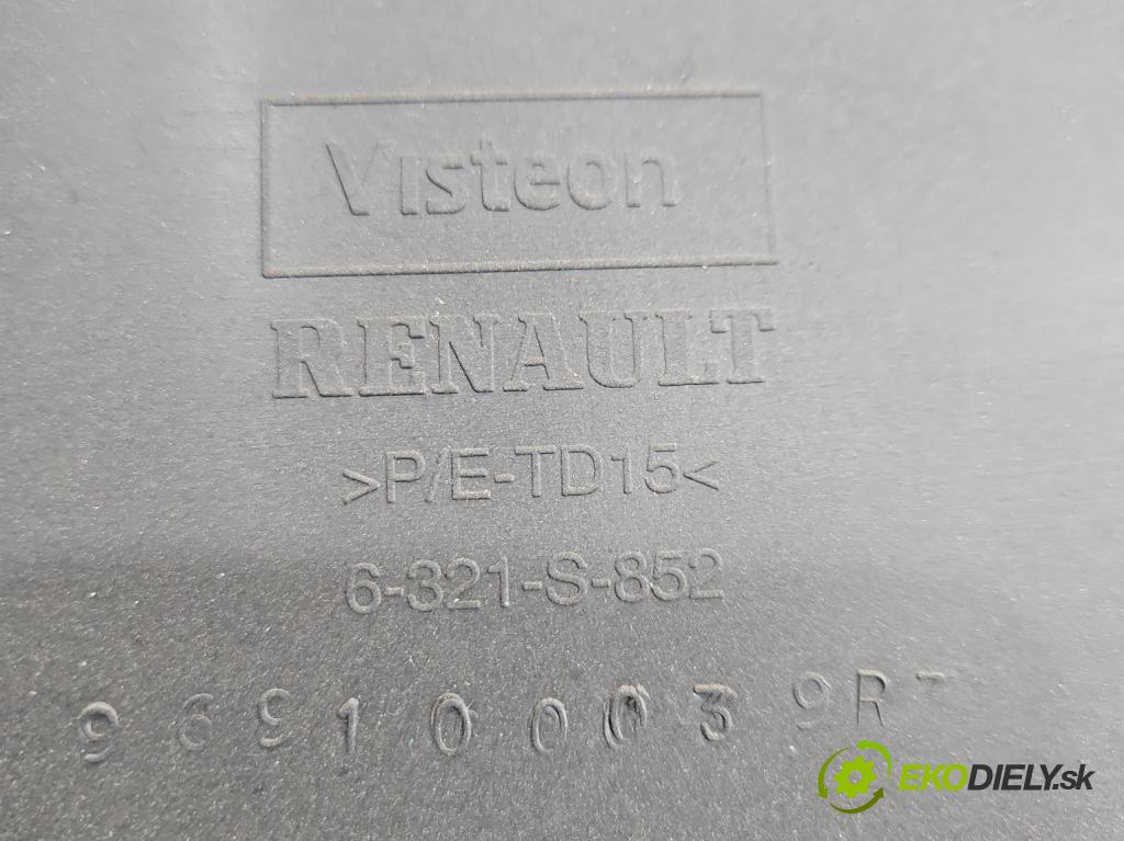 Renault Master III 2010-2024 2.3 dci 131 HP manual 96 kW 2299 cm3 5- Rukojeť: na nápoje: 6321S852 (Držiak (úchyt) na nápoje)