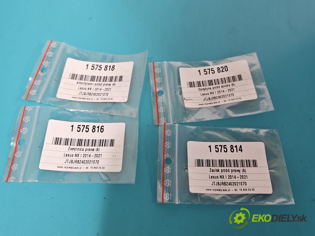 Lexus NX I 2014-2021 2.5 16V 155 hp automatic 114 kW 2494 cm3 5- tlumič přední pravý  (Klika dveří ostatní)