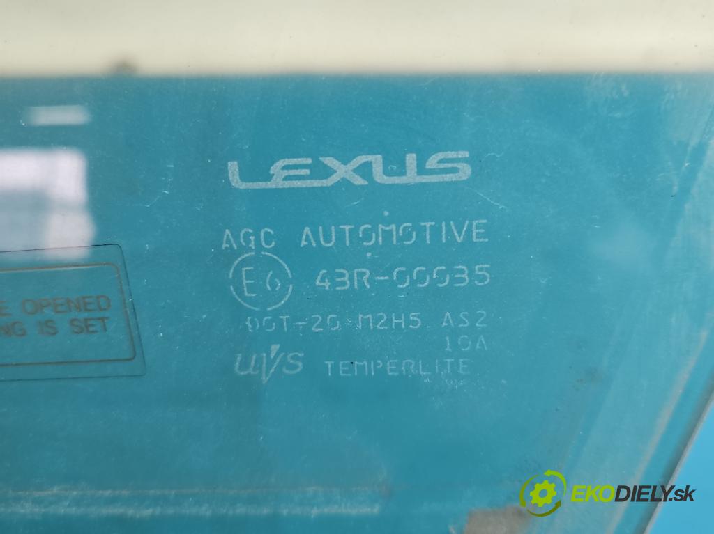 Lexus NX I 2014-2021 2.5 16V 155 hp automatic 114 kW 2494 cm3 5- sklo dveře přední levé