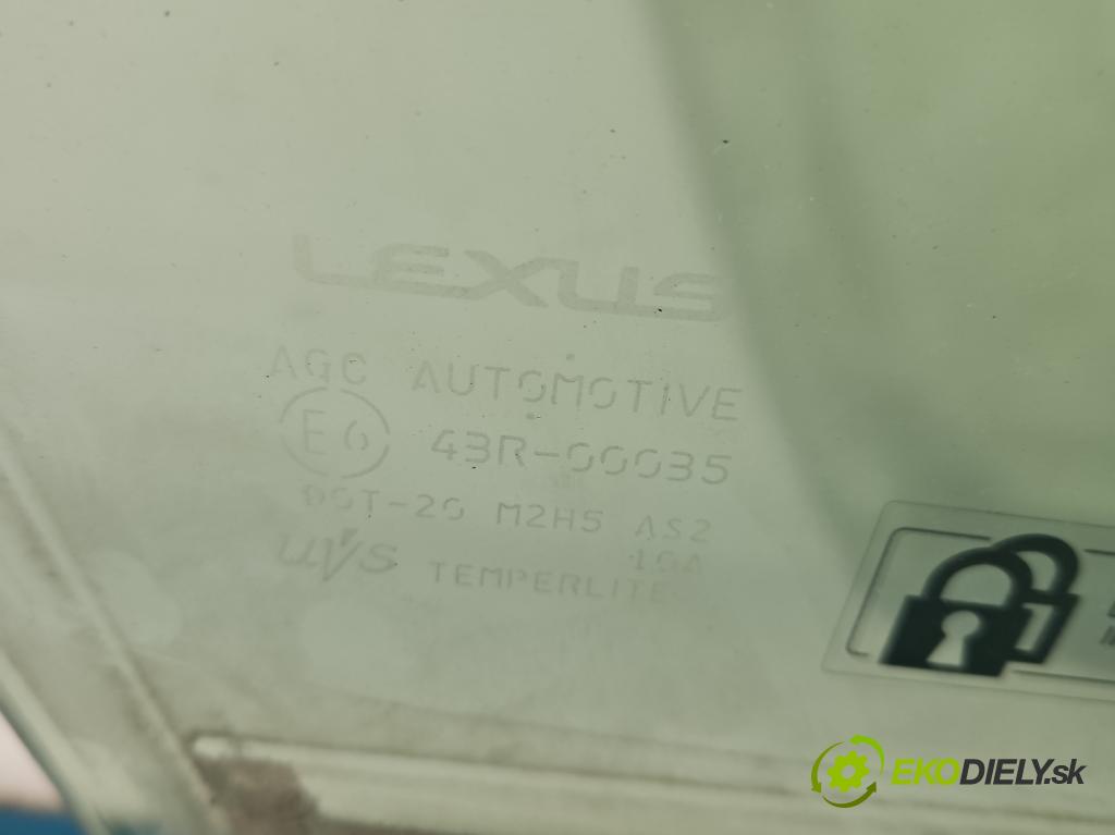 Lexus NX I 2014-2021 2.5 16V 155 hp automatic 114 kW 2494 cm3 5- sklo dveře přední pravé