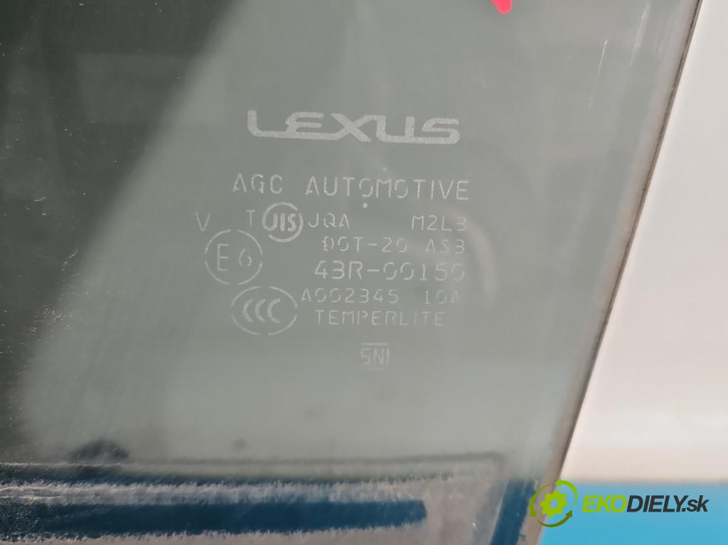 Lexus NX I 2014-2021 2.5 16V 155 hp automatic 114 kW 2494 cm3 5- sklo dveře zadní levé
