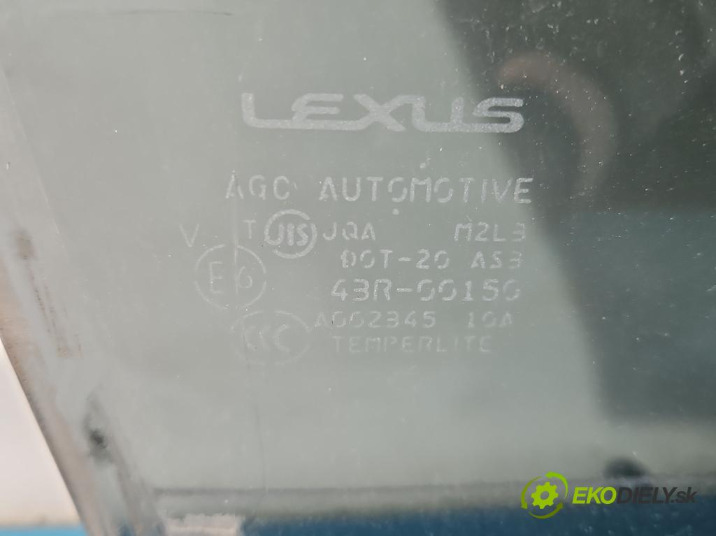 Lexus NX I 2014-2021 2.5 16V 155 hp automatic 114 kW 2494 cm3 5- sklo dveře zadní pravé