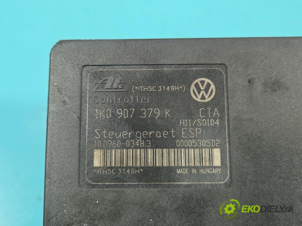Vw Golf V 2003-2009 1.9 tdi 105 HP manual 77 kW 1896 cm3 5- čerpadlo abs 1K0907379K (Pumpa ABS)