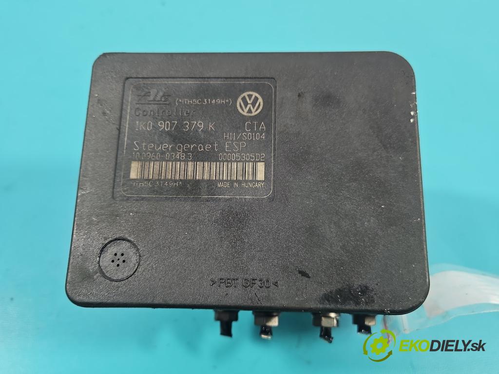 Vw Golf V 2003-2009 1.9 tdi 105 HP manual 77 kW 1896 cm3 5- čerpadlo abs 1K0907379K (Pumpa ABS)