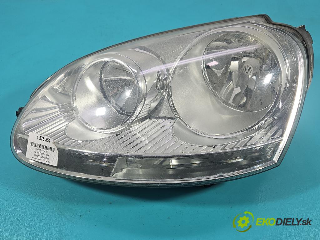 Vw Golf V 2003-2009 1.9 tdi 105 HP manual 77 kW 1896 cm3 5- Reflektor: ľavý 1K6941005R (Kľučka dverí ostatné)