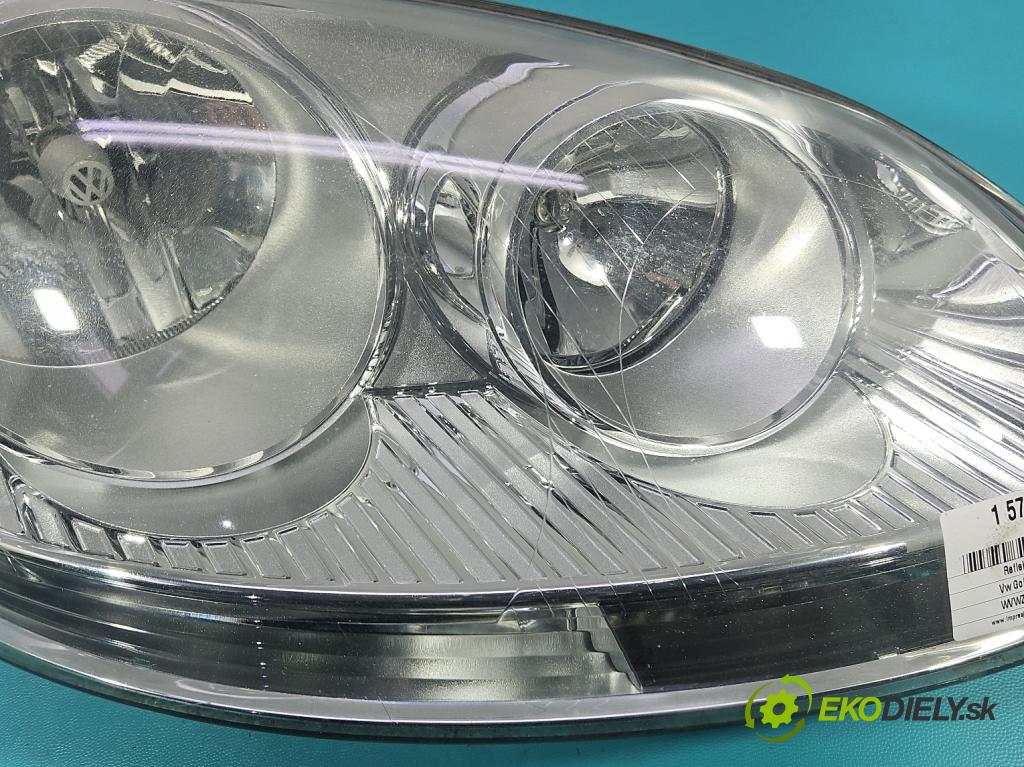 Vw Golf V 2003-2009 1.9 tdi 105 HP manual 77 kW 1896 cm3 5- Reflektor: pravý  (Svetlo predné pravé)