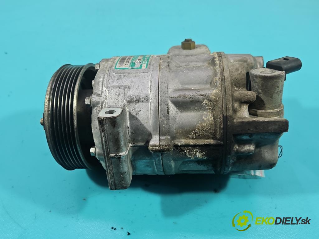 Vw Golf V 2003-2009 1.9 tdi 105 HP manual 77 kW 1896 cm3 5- Kompresor: klimatizácie 1K0820803Q (Kompresor klimatizácie)