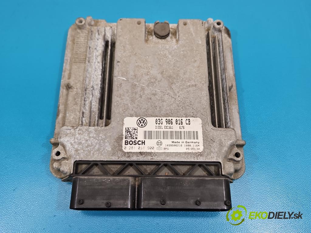 Vw Golf V 2003-2009 1.9 tdi 105 HP manual 77 kW 1896 cm3 5- riadiaca jednotka motora 03G906016CB