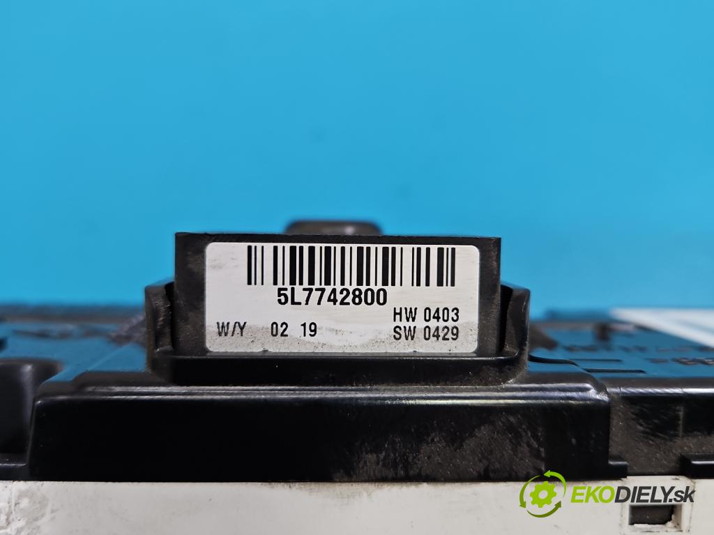 Renault Master III 2010-2024 2.3 dci 131 HP manual 96 kW 2299 cm3 5- panel kúrenia 275107490R-B