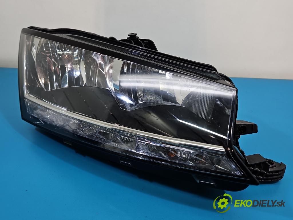 Skoda Fabia III 2014- 2021 1.0 TSI 95 hp manual 70 kW 999 cm3 5- světlo pravý 6V1941016D (Pravé přední světlo)