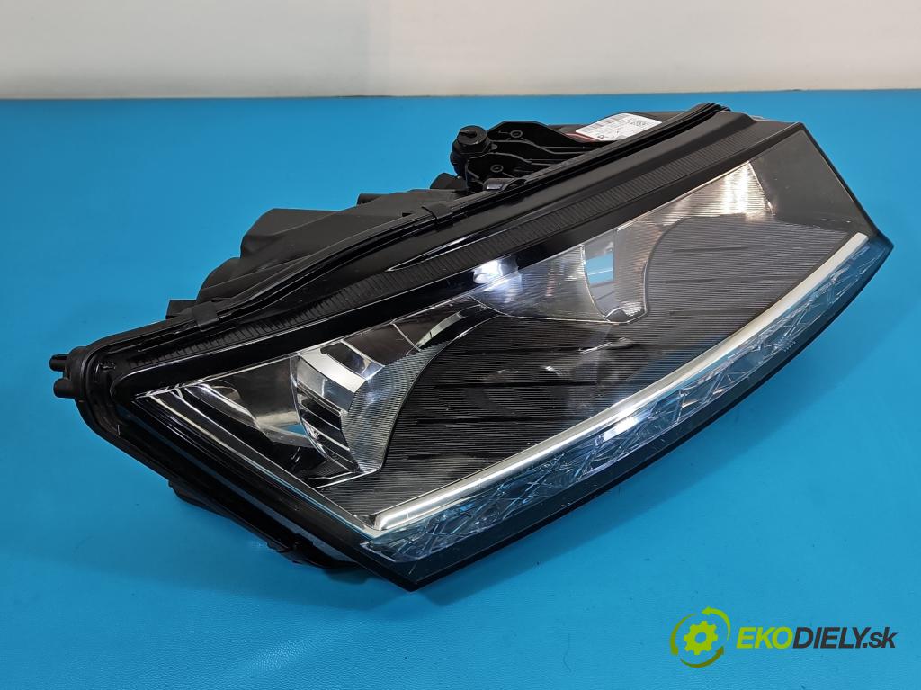 Skoda Fabia III 2014- 2021 1.0 TSI 95 hp manual 70 kW 999 cm3 5- světlo pravý 6V1941016D (Pravé přední světlo)