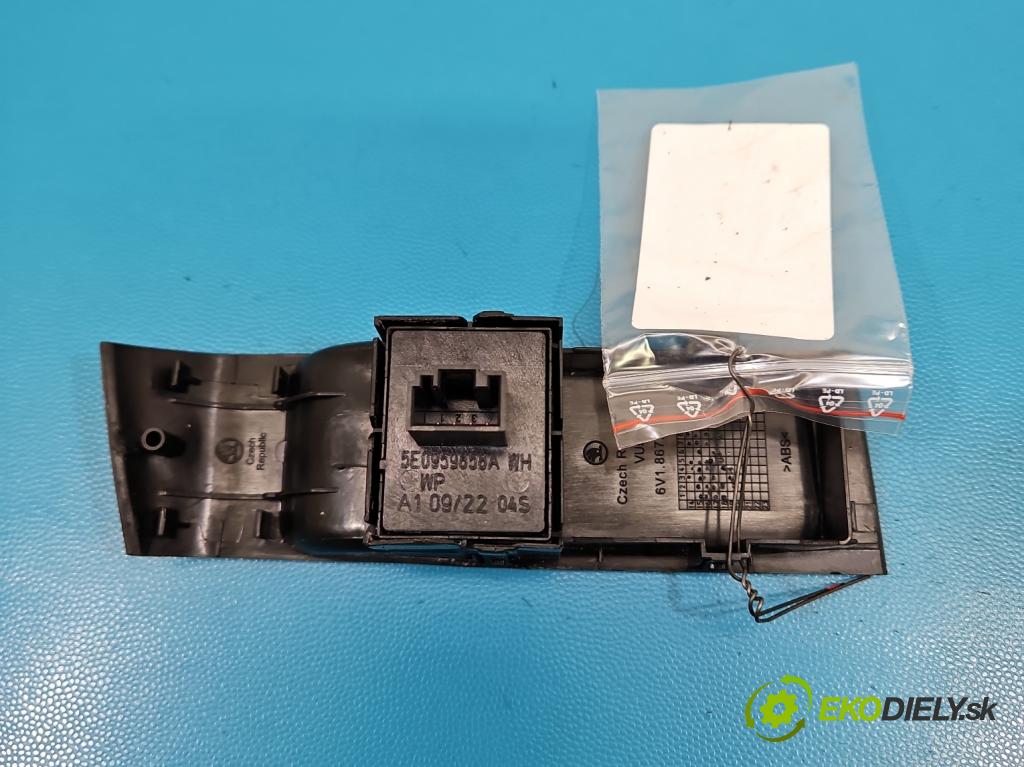 Skoda Fabia III 2014- 2021 1.0 TSI 95 HP manual 70 kW 999 cm3 5- prepínač okien spätných zrkadiel 5E0959858A