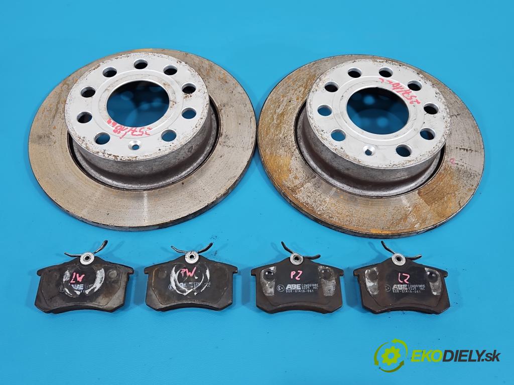 Vw Golf V 2003-2009 1.9 tdi 105 hp manual 77 kW 1896 cm3 5- Štíty: posilovač zadní 