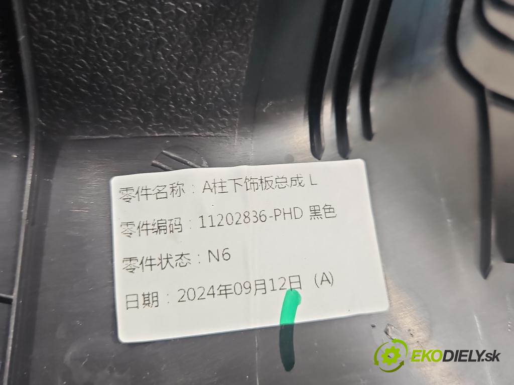 MG MG3  24- 1.5 16V 116 HP manual 85 kW 1495 cm3 5- kryt plast 11202836