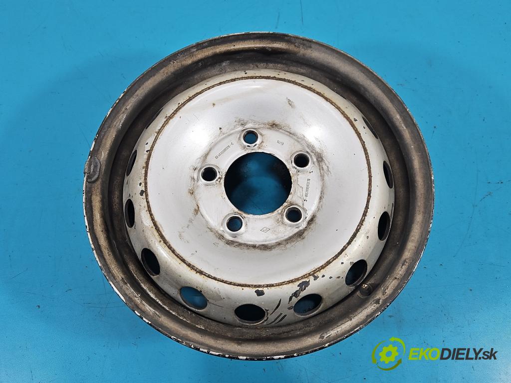 Renault Master III 2010-2024 2.3 dci 131 HP manual 96 kW 2299 cm3 5- Disk oceľový 16"