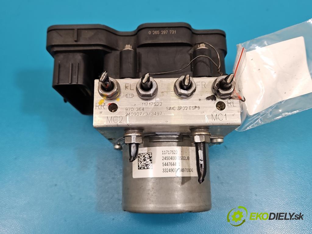 MG MG3  24- 1.5 16V 116 HP manual 85 kW 1495 cm3 5- čerpadlo abs 11717522 (Pumpa ABS)