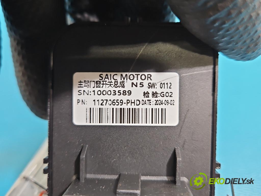 MG MG3  24- 1.5 16V 116 HP manual 85 kW 1495 cm3 5- prepínač okien spätných zrkadiel 10003589