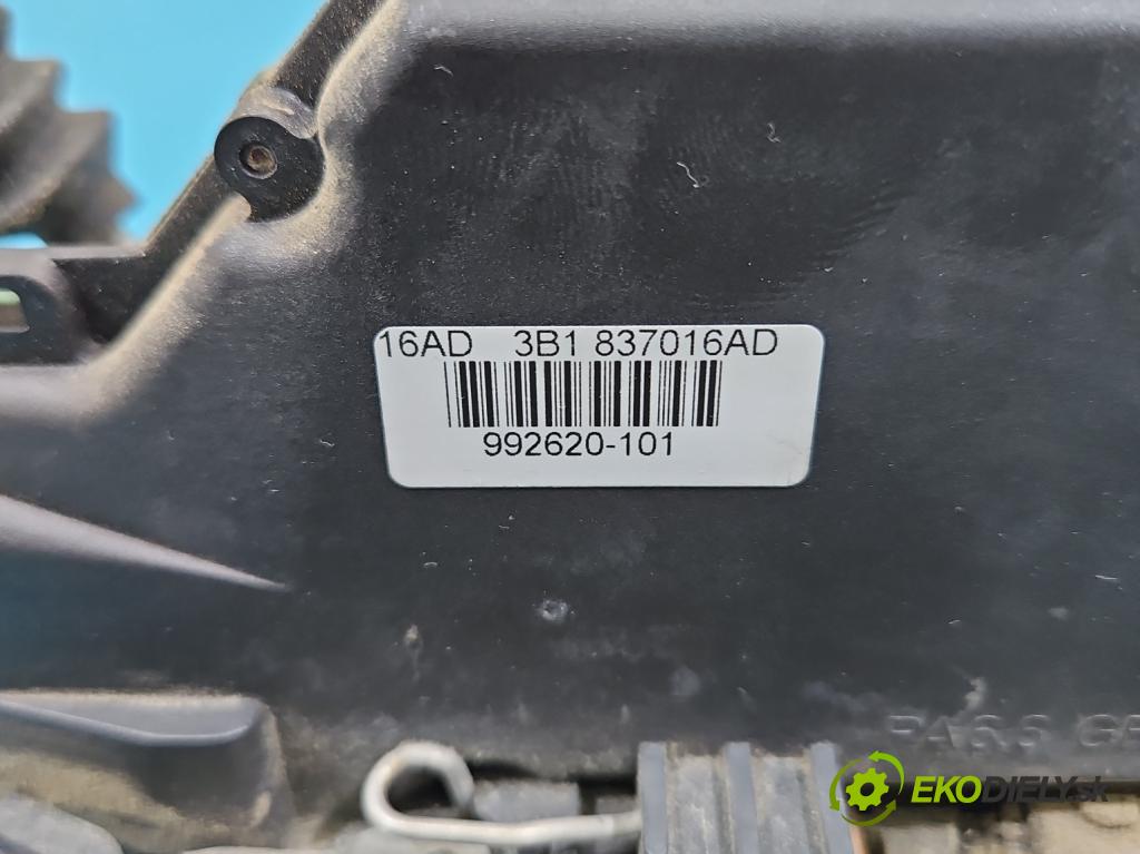 Vw Passat B5 1995-2005 1.9 tdi 131 HP manual 96 kW 1896 cm3 5- zámok predné pravý 3B1837016AD