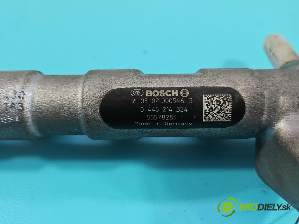 Opel Insignia A 2008-2017 2.0 cdti B20DTH: 170 HP automatic 125 kW 1956 cm3 5- lišta vstrekovacia 0445214324 (Vstrekovacia lišta)