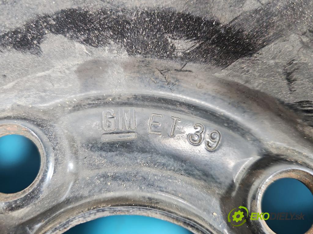 Opel Corsa D 2006-2014 1.3 cdti 75 HP manual 55 kW 1248 cm3 3- Disk oceľový 14"