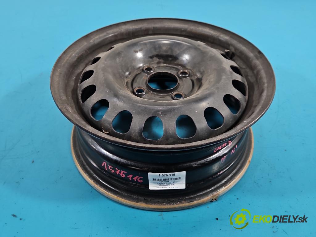 Opel Corsa D 2006-2014 1.3 cdti 75 HP manual 55 kW 1248 cm3 3- Disk oceľový 14