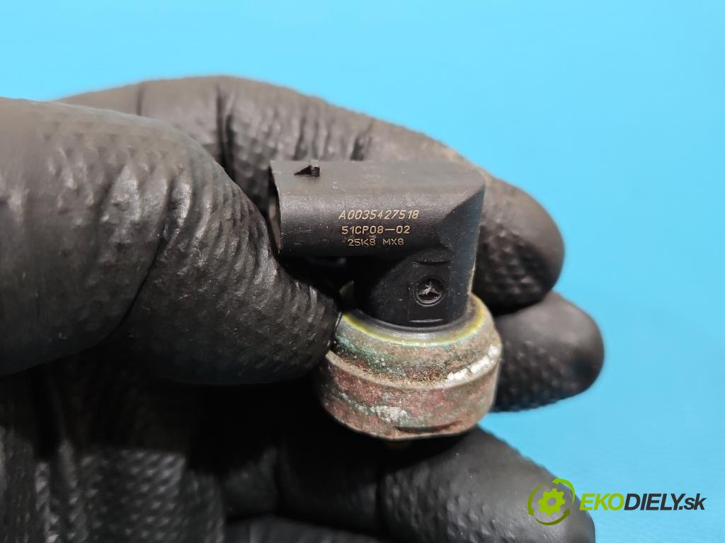 Mercedes S W221 2005-2013 3.5 V6 272 HP automatic 200 kW 3498 cm3 4- snímač tlak: palivo A0035427518 (Snímač)