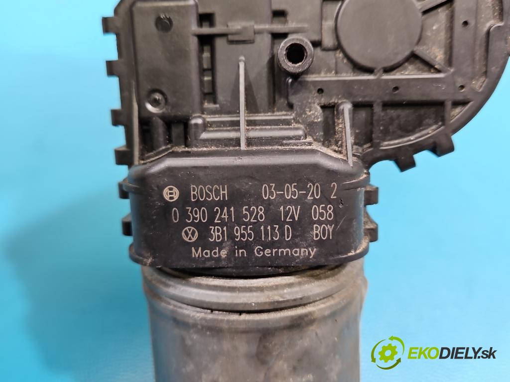 Vw Passat B5 1995-2005 1.9 tdi 131 hp manual 96 kW 1896 cm3 5- motor stěračů přední 0390241528