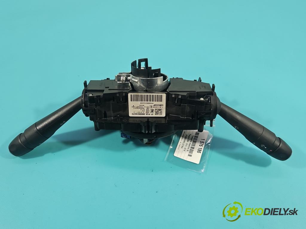 Peugeot 508 I 2010-2018 2.0 hdi 150 HP manual 110 kW 1997 cm3 5- prepínač komplex: 98000242ZD (Prepínacie páčky pod volantom)