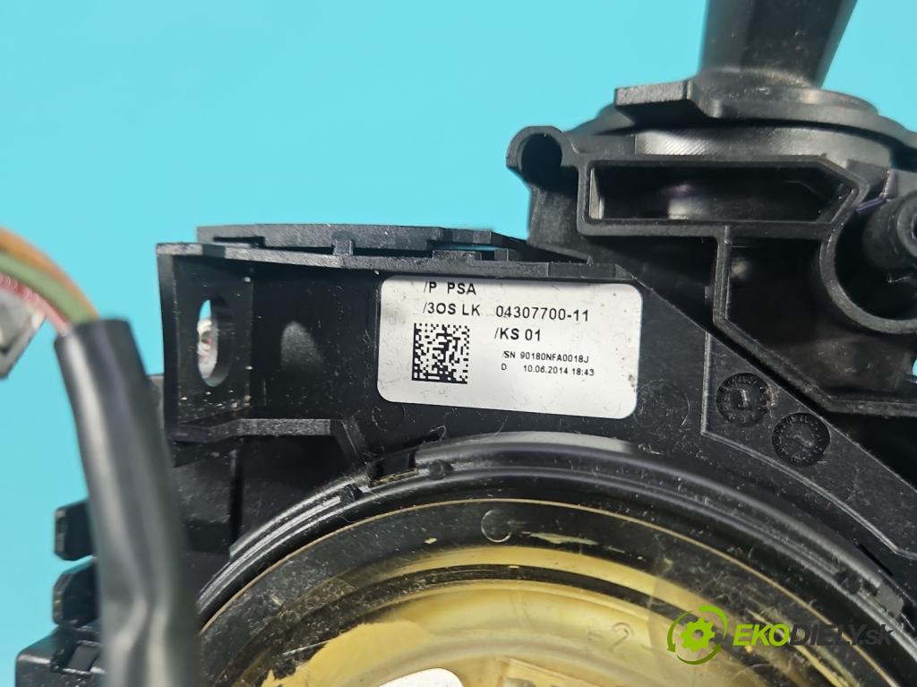 Peugeot 508 I 2010-2018 2.0 hdi 150 HP manual 110 kW 1997 cm3 5- prepínač komplex: 98000242ZD (Prepínacie páčky pod volantom)