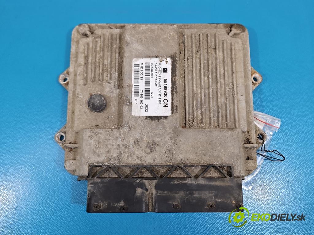 Opel Corsa D 2006-2014 1.3 cdti 75 HP manual 55 kW 1248 cm3 3- riadiaca jednotka motora 55198930