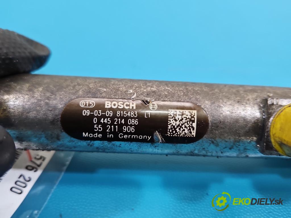 Opel Corsa D 2006-2014 1.3 cdti 75 HP manual 55 kW 1248 cm3 3- lišta vstrekovacia 0445214086 (Vstrekovacia lišta)