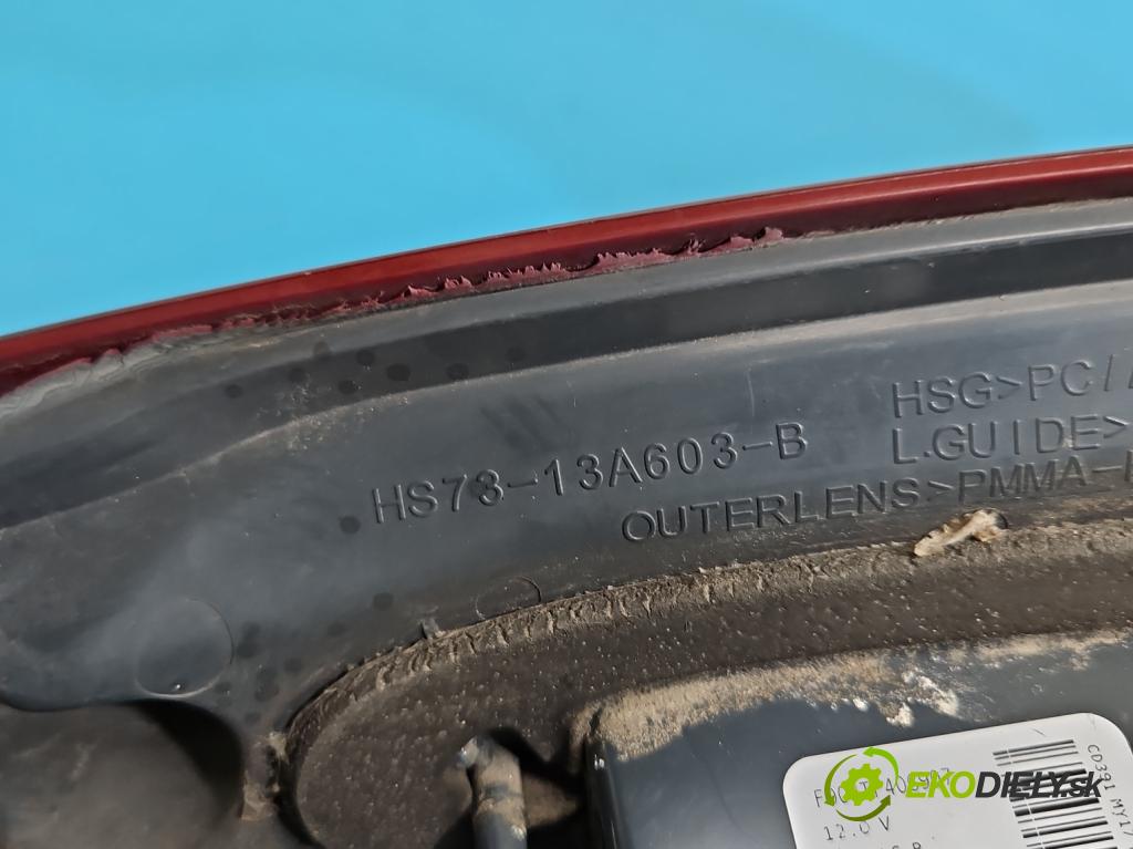 Ford Fusion USA 2012-2020 2.0 EcoBoost: 241KM automatic 177 kW 1999 cm3 4- svetlo / reflektor zadné ľavé HS73-13A603-BK (Kľučka dverí ostatné)