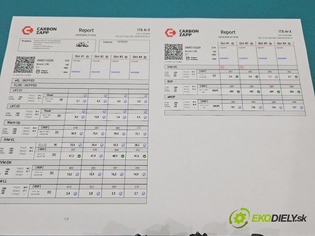 Peugeot Expert II 2006-2016 1.6 hdi 90 HP manual 66 kW 1560 cm3 5- vstrek komplet 0445110239