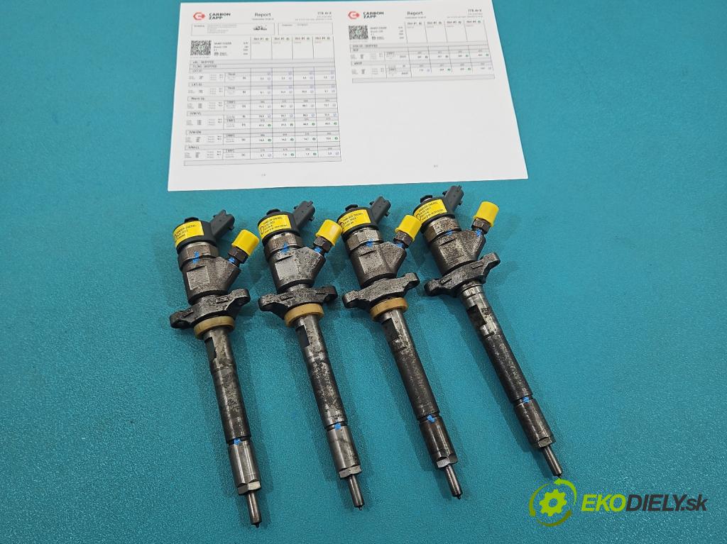 Ford Focus Mk2 2004-2011 1.6 tdci 109 hp manual 80 kW 1560 cm3 5- vstřikovač komplet 0445110259