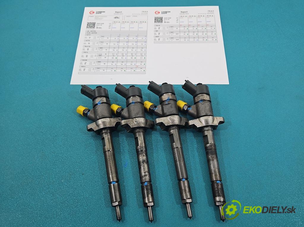 Mazda 3 I BK 2003-2009 1.6 citd 109 hp manual 80 kW 1560 cm3 5- vstřikovač komplet 0445110259