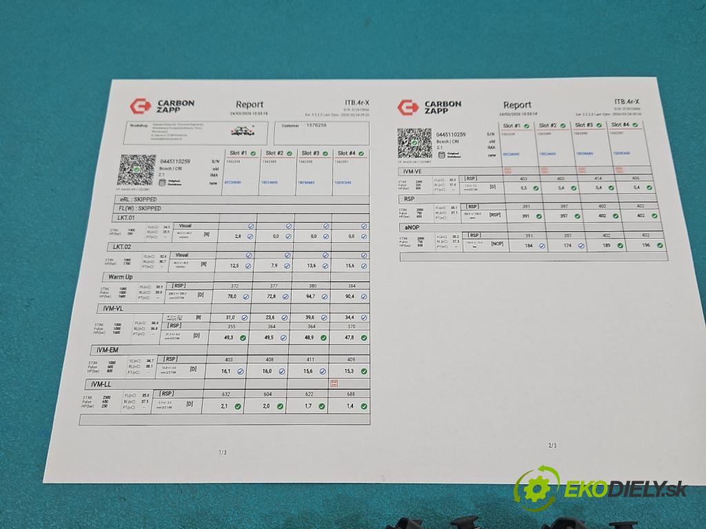 Mazda 3 I BK 2003-2009 1.6 citd 109 HP manual 80 kW 1560 cm3 5- vstrek komplet 0445110259