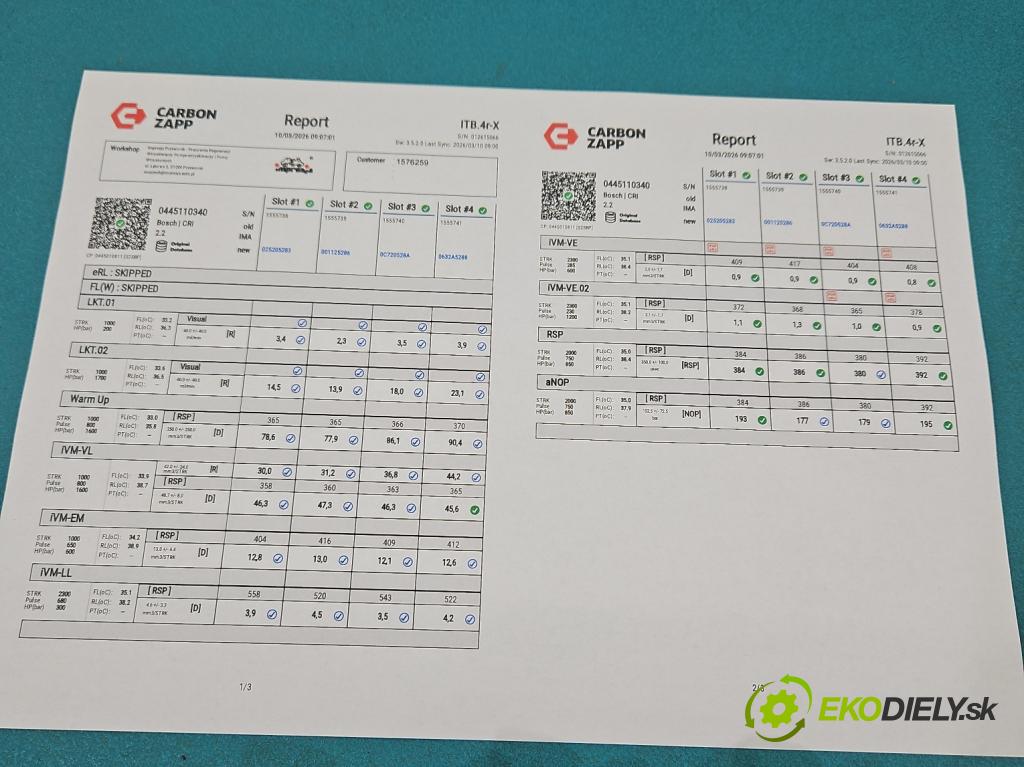 Peugeot 308 I 2007-2013 1.6 hdi 92 HP manual 68 kW 1560 cm3 5- vstrek komplet 0445110340