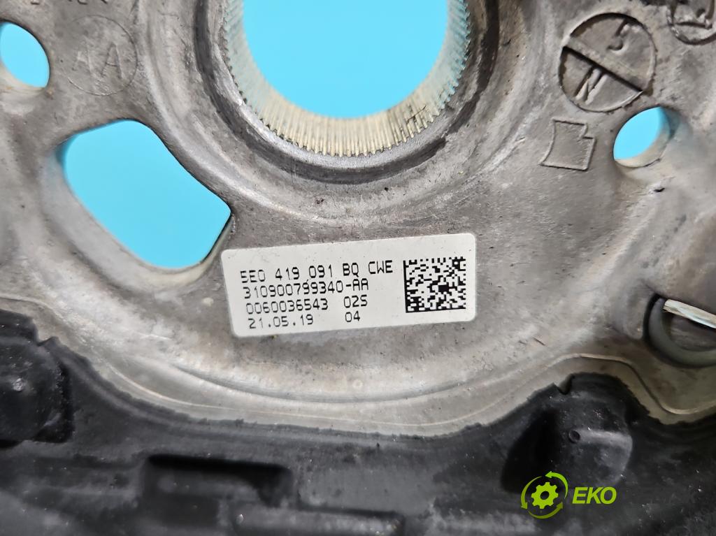 Skoda Fabia III 2014- 2021 1.0 TSI 95 hp manual 70 kW 999 cm3 5- volant 5E0419091BQ (Volant)