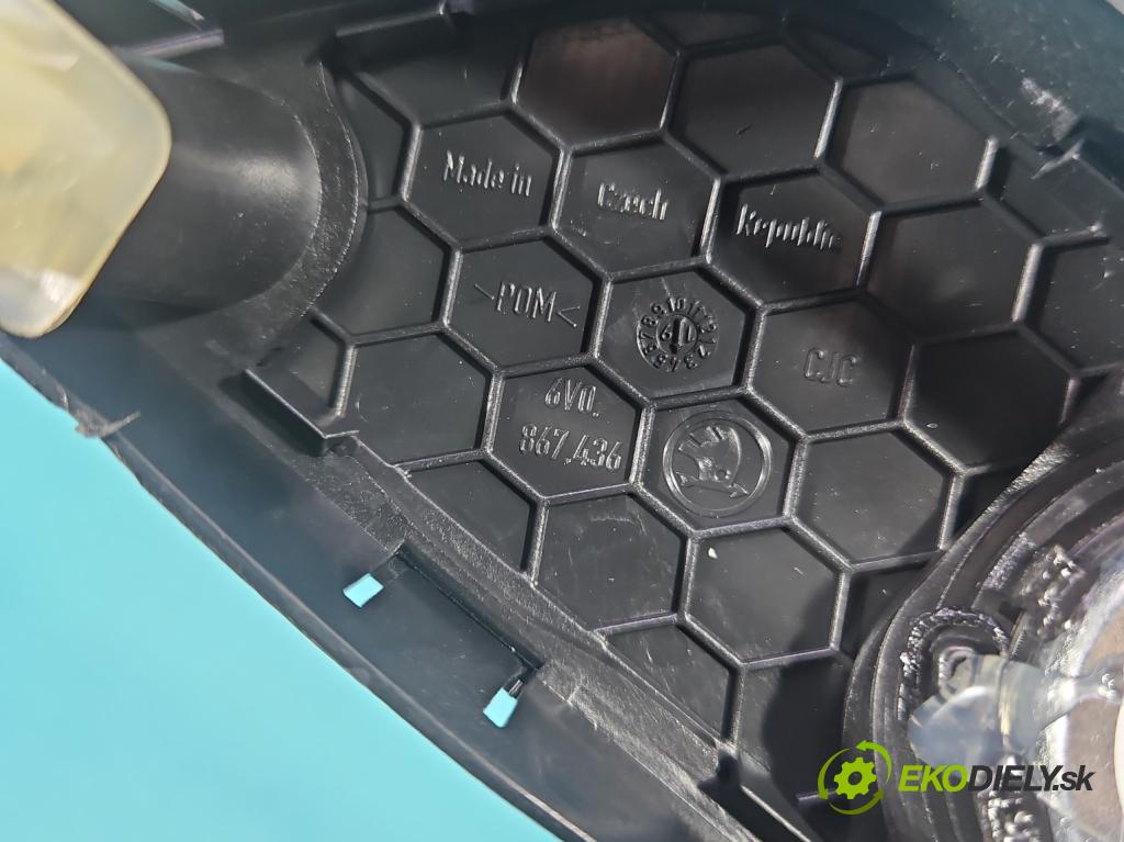 Skoda Fabia III 2014- 2021 1.0 TSI 95 HP manual 70 kW 999 cm3 5- rukoväť uvnitř: predné pravé