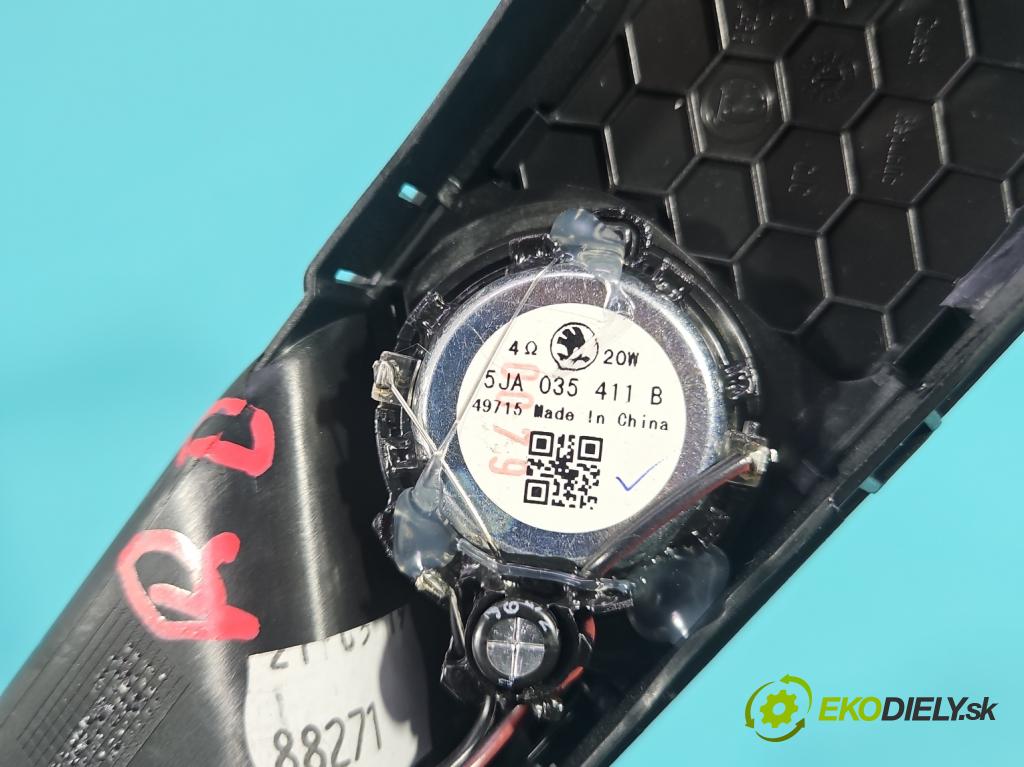 Skoda Fabia III 2014- 2021 1.0 TSI 95 HP manual 70 kW 999 cm3 5- rukoväť uvnitř: predné pravé