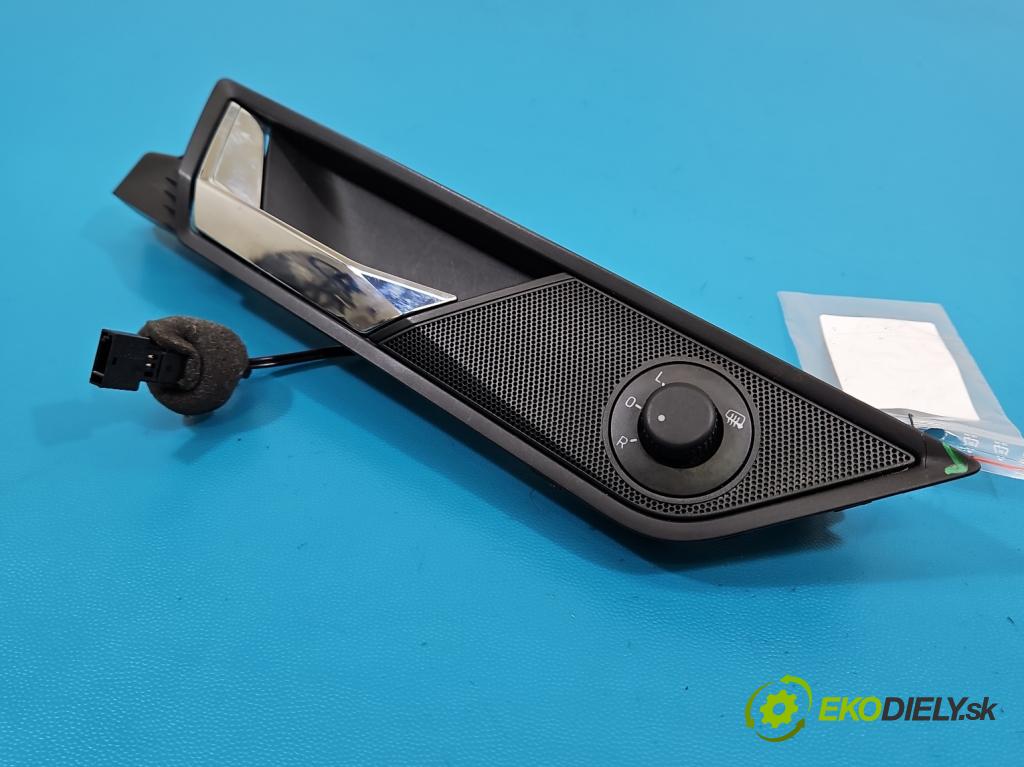 Skoda Fabia III 2014- 2021 1.0 TSI 95 hp manual 70 kW 999 cm3 5- klika uvnitř: přední levé 