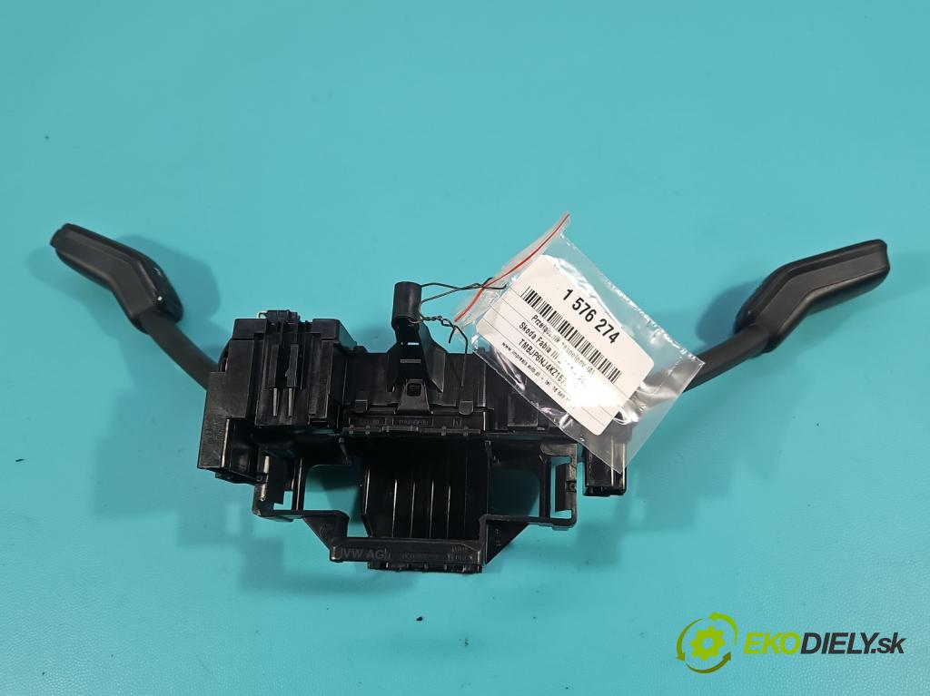 Skoda Fabia III 2014- 2021 1.0 TSI 95 HP manual 70 kW 999 cm3 5- prepínač komplex: 2Q0953521AE (Prepínacie páčky pod volantom)